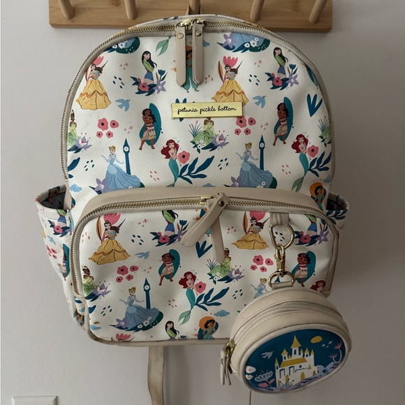 Petunia Pickle Bottom Princess Courage & Kindness District Backpack Diaper Bag